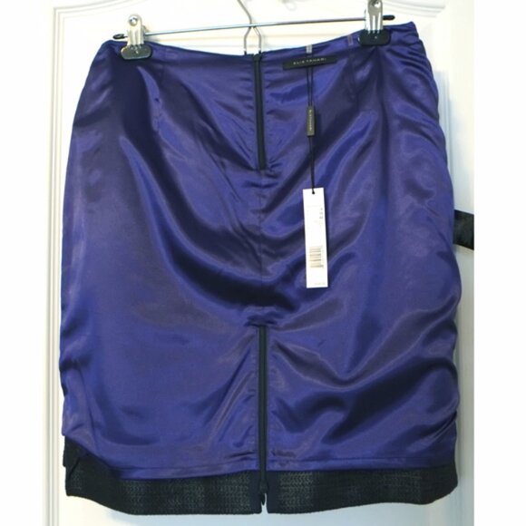Blue Elie Tahari "Bennet" skirt - Picture 7 of 9